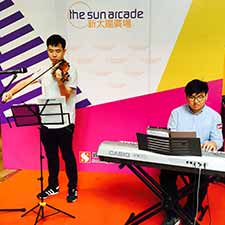 Violin Keyboard @ Sun Arcade Music Performance