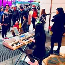 Music Performance Sun Arcade Flute Keyboard duet